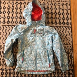 Girls Helly Hansen lightweight raincoat